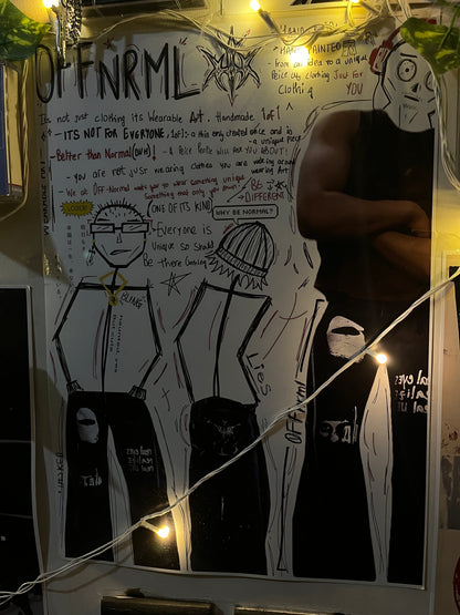 0FFNRML x REAL LIES POSTER