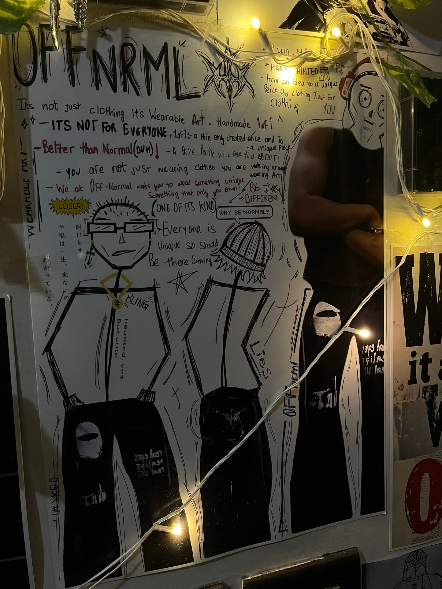 0FFNRML x REAL LIES POSTER
