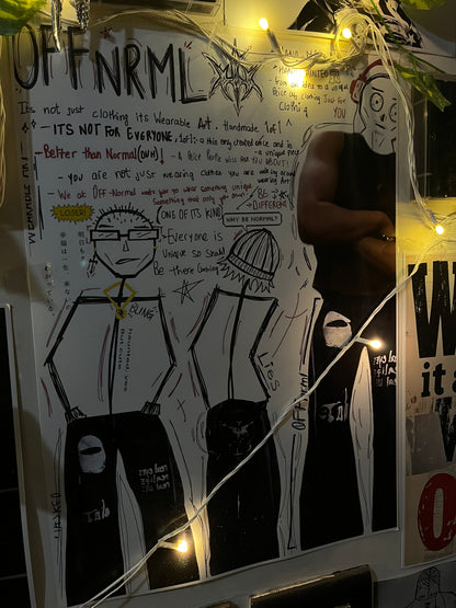 0FFNRML x REAL LIES POSTER