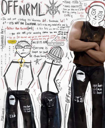 0FFNRML x REAL LIES POSTER